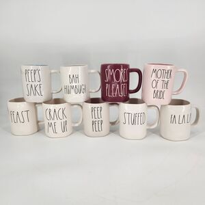 Rae Dunn Ceramic Coffee Mug Quirky Sayings Artisan Collection Choose from 9